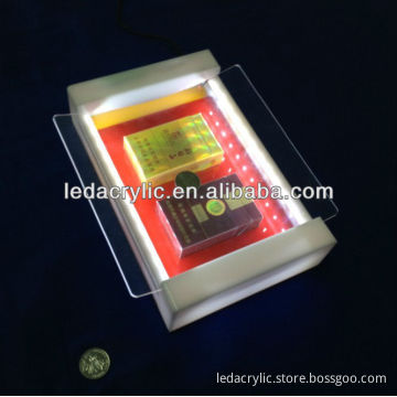 Touch Sensative Lighted LED Coin Tray / LED Cash Tray /LED Money Tray